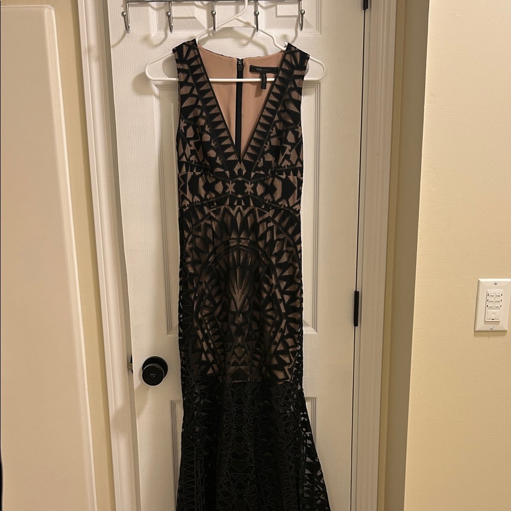 BCBGMaxAzria Maranda Mermaid Dress- burnout lace